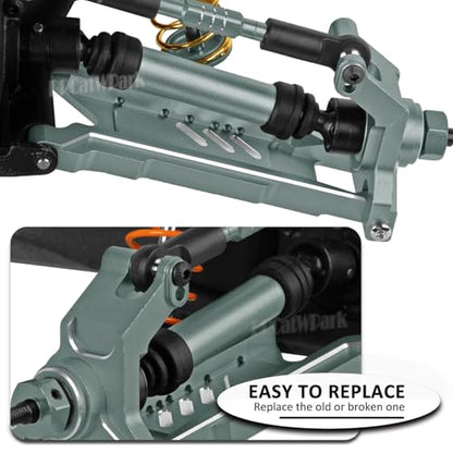 Drive Shaft Axles Upgrades Part for 1/10 4WD Slash/Rustler/Stampede/Jat0 4X4(BL-2s)(VXL),F0rd F15O,RC Front & Rear Steel DriveShaft CVD w/Hex Hops Up,#9051#9052,Titanium - color: Titanium - (4pcs Driveshafts)