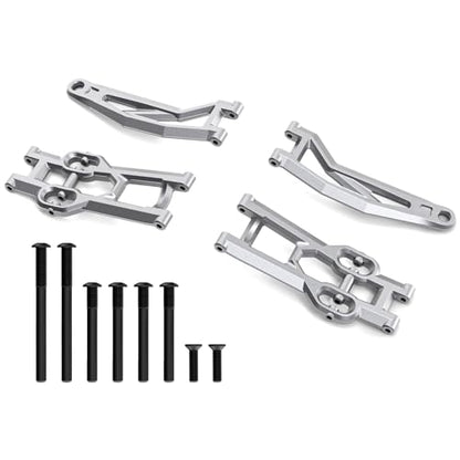 Hosim Upgraded Metal Rear Rocker Arm and Upper Swing Arm Genuine Parts for Hosim X08 X07 X07W X15W RC Car – FY-JSB02-S for C12007&C12009 Replacement