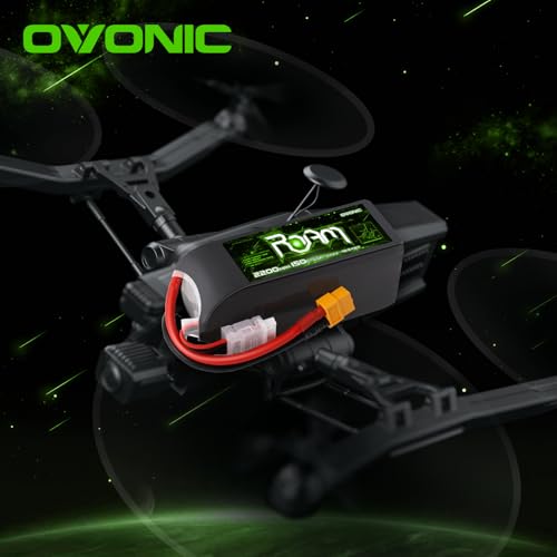 OVONIC 6S Lipo Battery 2200mAh 22.2V 150C with XT60 Plug for RC Truck Truggy Buggy Tank RC Car Racing Hobby