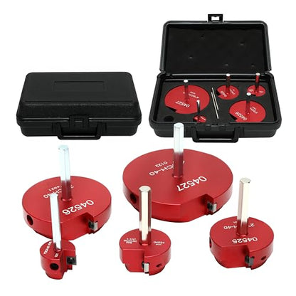 HFS(R) 5Pcs PVC Pipe Reamer Tool, 1-1/4",1-1/2",2",3",4" - Fits 1/2" Drill, PVC Fitting Saver & Plastic Pipe Fitsting Reamer Socket Saver Plumbing Tool for Schedule 40 Plastic Pipes - size: 1-1/4",1-1/2",2",3",4"