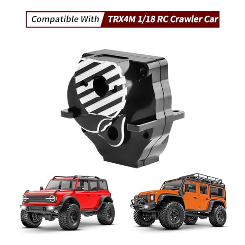 Gearbox Housing Shell Aluminum Transmission Case for 1/18 Traxxas TRX4M TRX4MT Defender Bronco K10 F150 Upgrade Parts