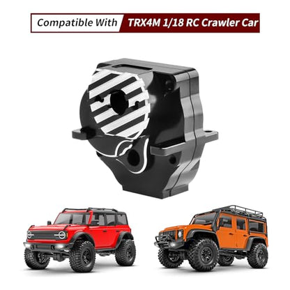Gearbox Housing Shell Aluminum Transmission Case for 1/18 Traxxas TRX4M TRX4MT Defender Bronco K10 F150 Upgrade Parts