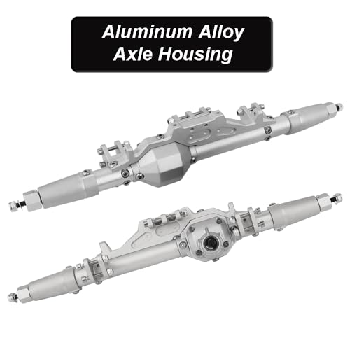 CNC Machined Aluminum Complete Front Rear Straight Axle for 1/10 RC Crawler Axial Wraith 90018 RR10 Bomber 90048 0301 AX10 Upgrade Parts