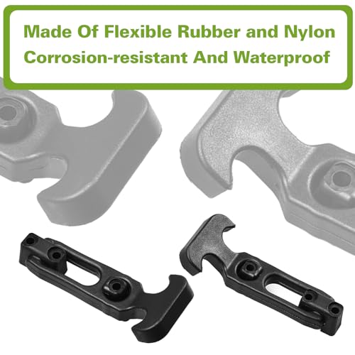 Cooler Latches Rubber Latches Replacement for Cooler,Boat,Golf Cart,Tool Box,Off-Road Vehicles,Farm Machinery, Flexible T-Handle Draw Latches(8 Pack) - color: Black