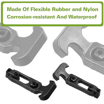 Cooler Latches Rubber Latches Replacement for Cooler,Boat,Golf Cart,Tool Box,Off-Road Vehicles,Farm Machinery, Flexible T-Handle Draw Latches(8 Pack) - color: Black