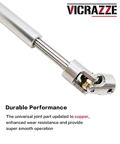 Stainless Steel RC Drive Shaft 90-125mm for 1/10 RC Crawler | CNC Machined,Heavy-Duty Drive Shafts,for 1/10 RC Crawler Traxxas TRX6 Axial SCX10 Wraith Capra D90 TF2 Redcat GEN8