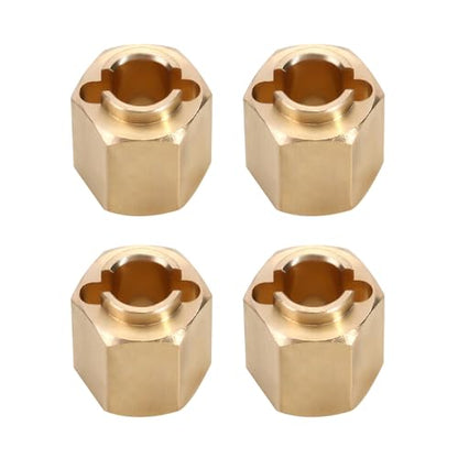 INJORA Brass Wheel Hex Hub 7mm Extenders Adaptor for TRX4M Redcat Ascent18