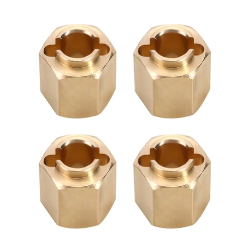 INJORA Brass Wheel Hex Hub 7mm Extenders Adaptor for TRX4M Redcat Ascent18