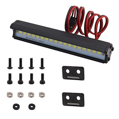 18 LED RC Light Bar Roof LED Lamp Kit Compatible with traxxas TRX-4 Axial SCX10 Tamiya HPI Losi HSP RC Crawler Truck,83mm / 3.27"