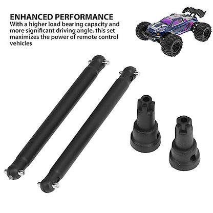 Horoper Steel Drive Shaft & Wheel Stub Axle, Rear CVD Drive Shaft Dogbone Set Steel Construction Efficient for SCY16101 16102 16103 16201 1/16 RC Car