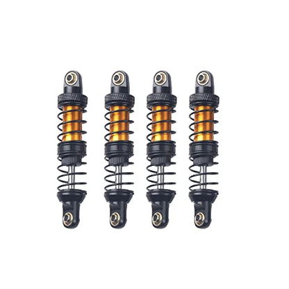 4Pcs ShareGoo Metal Shock Absorber 70/80/90/100/110/120mm Damper Compatible with Tamiya CC01 Traxxas TRX4 Axial SCX10 D90 D110 RR10 1/10 RC Crawler Car (70mm Hole Distance) - size: 70mm Hole Distance