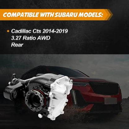 Rear Differential Assembly, Fit for Cadillac CTS 2014-2019 Models,with 2.0L Turbocharged L4 or 3.6L V6 Naturally Aspirated Engine, 3.27 Ratio AWD, Differential Axle Carrier, OE 84110751, 23156 - size: OE: 84110751, 23156