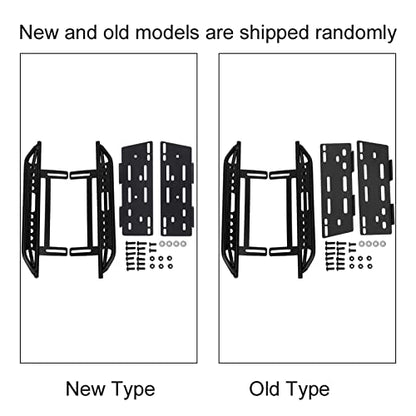 RC Metal Side Pedal, Metal Side Step Board Footboard Pedal Plate for Axial SCX10 II 90046 Crawler 1/10 RC Car