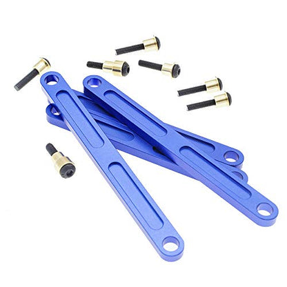 RC Alloy Front&Rear Camber Link Set for Traxxas 1/10 Rustler Stampede Slash 4X4 4WD-Replaces Part 3641