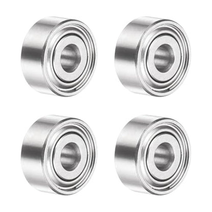 uxcell 4Pcs SMR72ZZ Deep Groove Ball Bearings, 2x7x3mm 440C Stainless Steel Double Shielded Bearings, ABEC 5 - size: 2x7x3mm