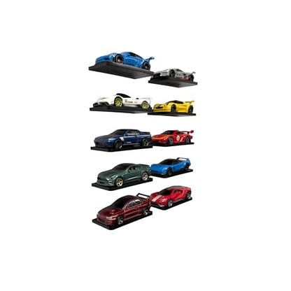 Triple Seven Wall Mount Display Holder - Easily Show Off Your Die-Cast Collection on Drywall - Quick and Simple Pushpin Installation - Holds & Displays Standard Wheels Cars - Pack of 25 - size: (Pack of 25) BLACK
