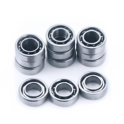 Double Rubber Seal for WPL C14 C24 C34 C44 for MN D90 for MN-90 MN99S rc Car Sealed Bearings Upgrade Parts 12PCS Ball Bearing Set