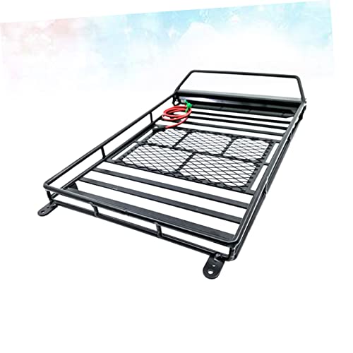 Rc Crawler Car Roof Luggage Holder Roof Rack Light Bar for Scale Vehicles