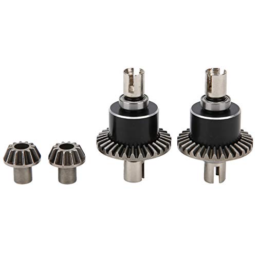 Alomejor 1/14 RC Car Differential, Metal Diff Drive Gear Wheel Set RC Differential Gears 1/14 144001 RC Car