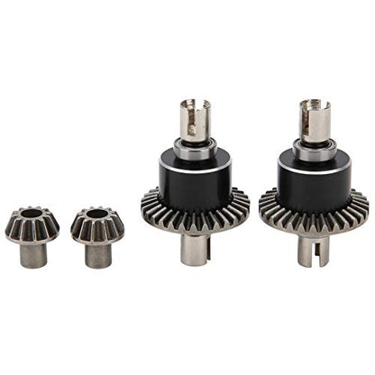 Alomejor 1/14 RC Car Differential, Metal Diff Drive Gear Wheel Set RC Differential Gears 1/14 144001 RC Car