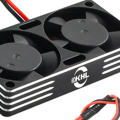 RC Motor Cooling Fan Replacement for 1:8 1:10 1:7 ESC Crawler Car, Black