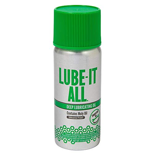Lube-It All Deep Lubricating Oil – Multi-Purpose Spray Lubricant for Industrial, Automotive, Marine, and Household Use, Long-Lasting Protection, Water-Resistant Formula, 1 oz Aerosol Can - style: 1 Ounce