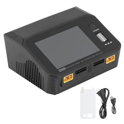 AC DC Balance Charger M6D 15A 1?6S Dual Channel Balance Charger for RC Car Battery