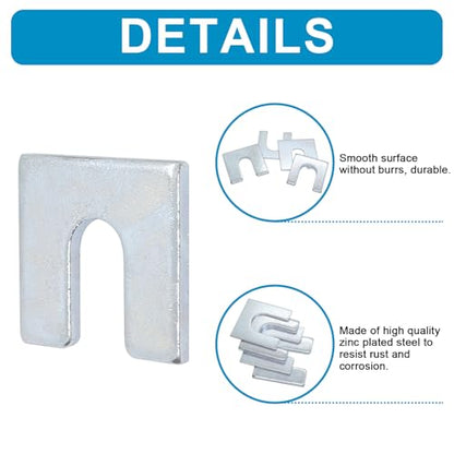 40 PCS Auto Body Fender Alignment Shim 1/16" & 1/8" Thick- 3/8" & 1/2" Slot Automotive Alignment Shim Assortment Kit