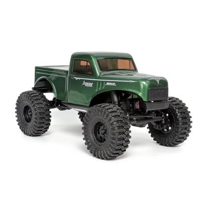 Redcat Racing Ascent 18 Brushless RC Rock Crawler – 4WD 1/18 RC Crawler with Portal Axles, High Steer Geometry, Waterproof ESC, LiPo Battery, RTR Hobby Grade RC Truck 4x4 - Green - color: Green
