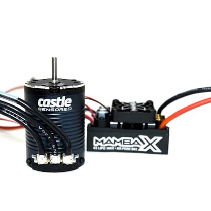 Castle Creations Mamba X, SENSORED, 25.2V WP ESC and 1406-2280KVCOMBO, Black