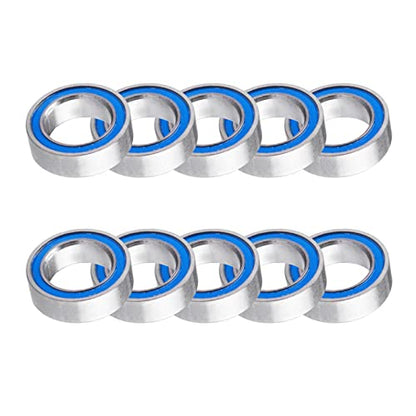 Professional RC Ball Bearings Double Rubber Sealed for Traxxas Arrma Axial Team Associated Losi Redcat Racing RC4WD Tamiya HPI (10-Pack) (5x8x2.5mm) - size: 5x8x2.5mm