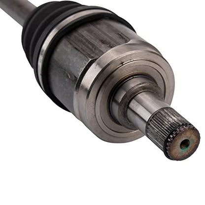 TRQ Front Driver Side CV Axle Assembly Compatible with 2017-2021 Honda Civic 1.5L CVT 2016 Civic Touring EX-L EX-T - style: CSA32582