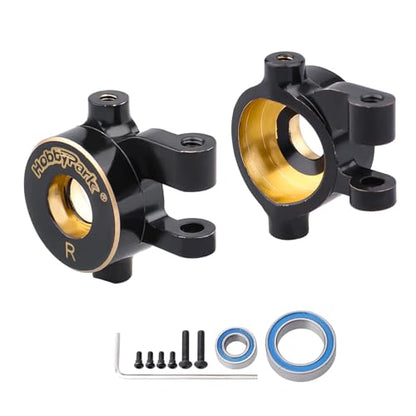 HobbyPark Steering Knuckles for TRX4M TRX4MT Brass Steering Blocks Upgrades Parts 1/18 RC Crawler Car Replacement of 9737