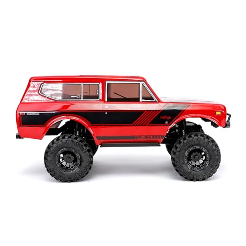 Redcat Racing Ascent-18 Scout II Brushless, 1/18 Scale RC Crawler, 4WD Remote Control Car, Aluminum Chassis, Red/Gold Dust