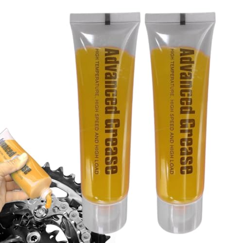 Grinding Grease 2Pcs 1.76Oz High Temp Anti-Rust Function | Grinder Gear Lubricant for Power Tool Angle Sander Gearbox Smooth Running Long Lasting Lubrication Anti Wear Oxidation Tool
