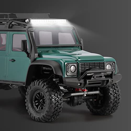 INJORA 16LED Metal Roof Light Bar with Y Wire for 1/18 TRX4M Defender