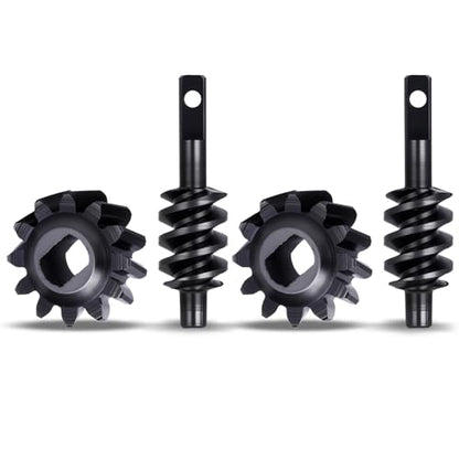 GOUPRC 2/12T Steel Differential Gear Worm Gear for SCX30 1/30 Axial RC Crawler Upgrades, 2 Pairs