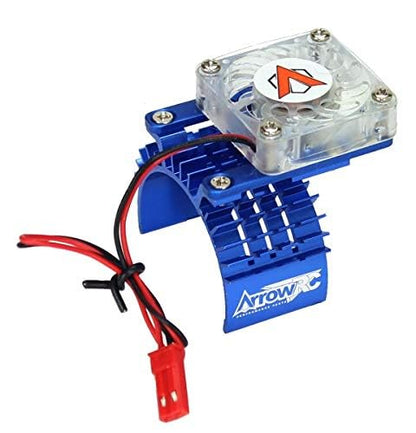 Powerhobby Cooling Fan for Traxxas Velineon VXl-3 ESC + 540 Heatsink Motor Fan Blue Fits : Slash Stampede 2WD RUSTLER Bandit VXL
