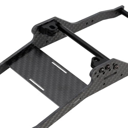 INJORA RC Chassis Kit Frame Girder LCG Carbon Fiber for 1/10 RC Crawler Axial SCX10 SCX10 II 90046 90047 Upgrade Parts