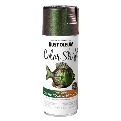 Rust-Oleum 372478 Specialty Color Shift Spray Paint, 11 oz, Green Copper - color: Green Copper, size: 11 oz (Pack of 1)