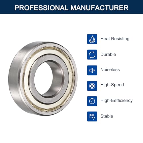 1602ZZ Deep Groove Ball Bearings, ID 1/4" x OD 11/16" x Width 1/4" Miniature Bearings, Double Metal Shielded Ball Bearing Chrome Steel Z2 Lever 10pcs - size: 1602ZZ 1/4" x 11/16" x 1/4"
