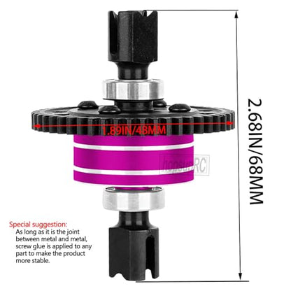 46T Upgrades Part Differential Slipper for 1/8 Outcast/Kraton/Notorious 6s BLX,1/7 Mojave/Felony 6s BLX,#45 Steel Spur Gear Slipper Clutch Diff Gear Hops Up.Pink - color: Pink(46t)