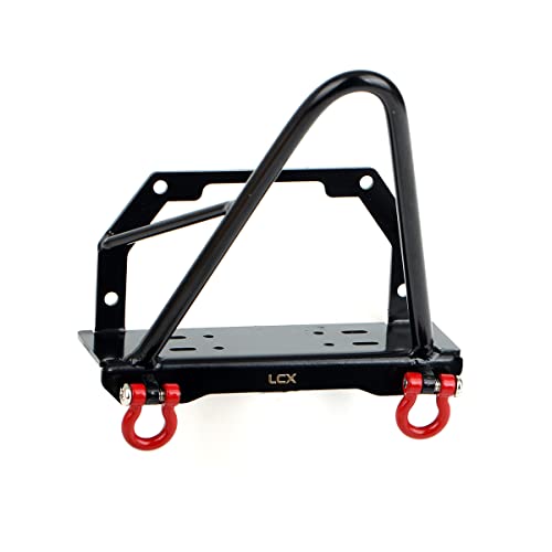 LCX Racing 1/10th RC Crawler Car Metal Front Bumper for RC Car Axial Wraith 90018 90020 90031, Upgrades Parts Accessories