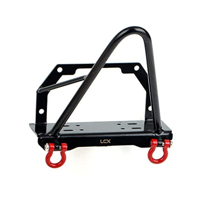 LCX Racing 1/10th RC Crawler Car Metal Front Bumper for RC Car Axial Wraith 90018 90020 90031, Upgrades Parts Accessories