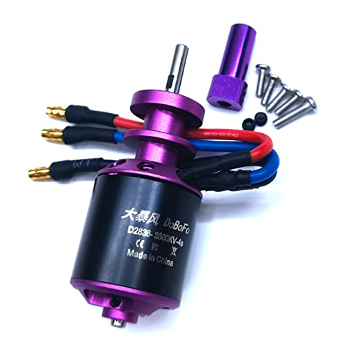 Brushless Motor 4S 3500KV 16.8V for EDF 64mm 11 Blades Electric Ducted Fan, High Speed Motor 58800RPM, Hobby Jet Engine RC Car Engine Parts, Remote Control Model Replacement Airplane Parts DIY - style: Single Motor/4S 3500KV