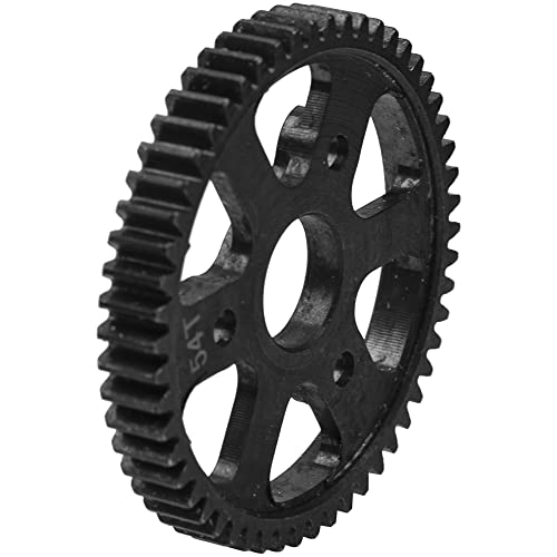 Steel Spur Gear M0.8 32P Main Gear Compatible with Traxxas 1/10 Slash Stampede Rsutler 4X4 RC Car Upgrade Part (52T) - color: 53t