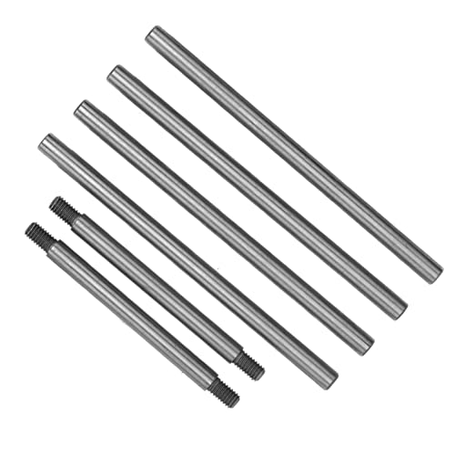 RC Car Suspension Parts, Hingepin Kingpin Set Steel Arm, Durable Lightweight for 1/10 Scale RC Buggy Off Road Truck Enthusiasts