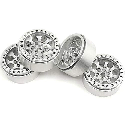 Aluminum 1.9" Beadlock Wheels Rims for Axial SCX10 II III TRX4 TRX6 | 1/10th RC Crawler Car Upgrades Parts