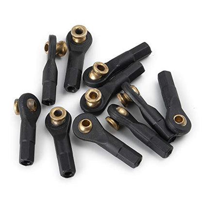M2 M3 CW 26mm 27mm 30mm Tie Rod End Ball Joint Link, M2 26mm | 10Pcs, Plastic, Ball Head Holder, For 1/10 Axial SCX10 90046 90047 TRX4 D90, RC Crawler Car, Upgrade Parts - color: M2 26mm
