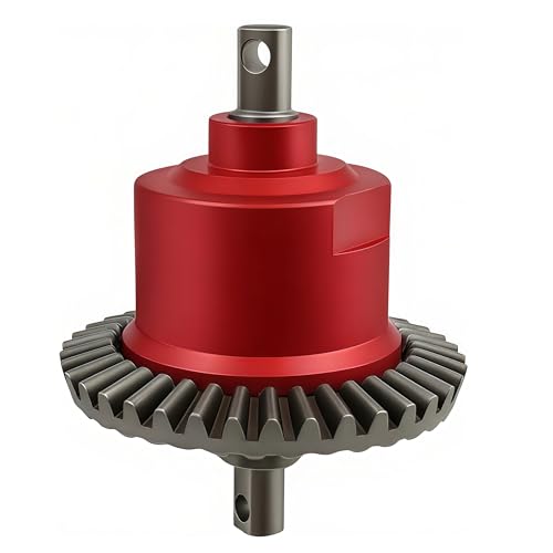 45# Steel Differential Kit for Slash Rustler Stampede Hoss 4X4 VXL (Red) | VXL,Ford 150,Remo HQ727,Upgrade Parts,5381 Compatible,6882 Compatible,5379 Compatible,High Strength - color: Red